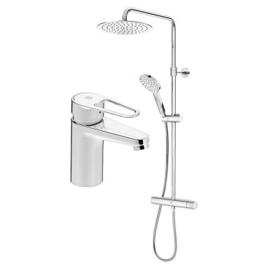 Gustavsberg Nautic GB41202399 Sadesuihkusetti pesuallashanalla, 160 c/c, kromi