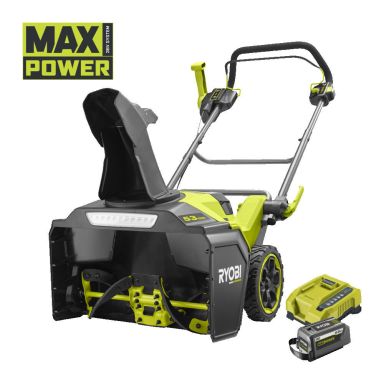 Ryobi MAX POWER RY36STX53B-160 Snöslunga med batteri och laddare