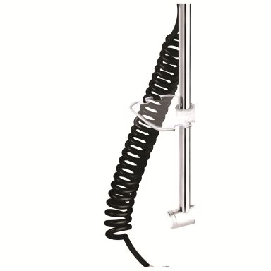 Gustavsberg GB41636768 01 Bruseslange spiral, G15, 2,5 m, sort