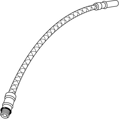 Gustavsberg GB41637164 02 Anslutningsrör för blandare, M10x1, 600 mm