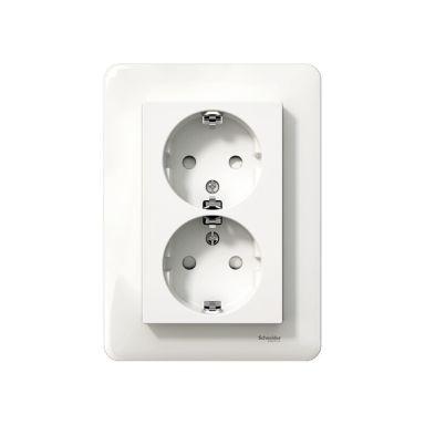 Schneider Electric Exxact WDE008287 Pistorasia uppoasennus, maadoitettu, 2-osainen