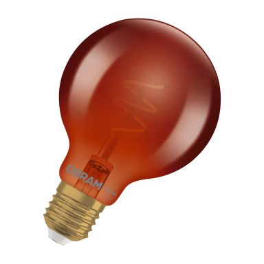 Osram SPIRAL GLOB 80 DIM KOPPAR LED-lampa E27, 3 W, 45 lm