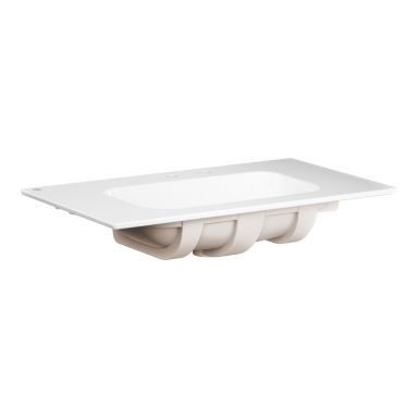 Gustavsberg Artic Slim 4GA08K01 MøbelServant 80 cm, hvit, 2 blandeborer