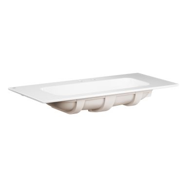 Gustavsberg Artic Slim 4GA0AK01 Kalusteallas 100 cm, valkoinen, 2 hanareikää
