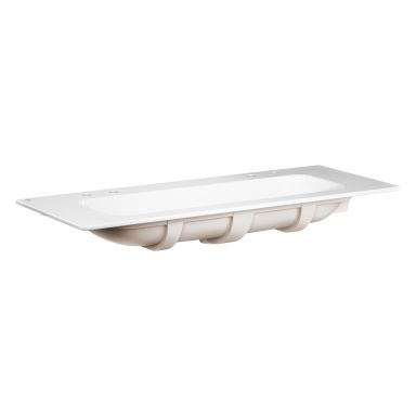 Gustavsberg Artic Slim 4GA0CD01 Kalusteallas 120 cm, valkoinen, 4 hanareikää