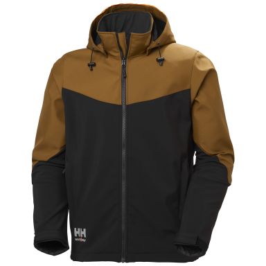 Helly Hansen Workwear Oxford 74290-759 Softshell-takki musta/ruskea