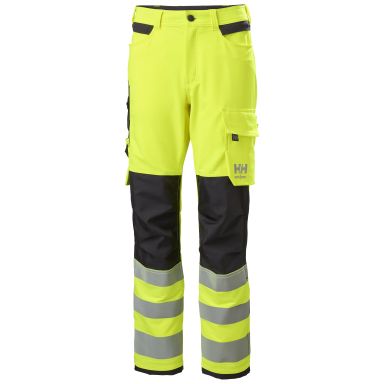 Helly Hansen Workwear 77328-369 Arbeidsbukse varsel, gul, klasse 2