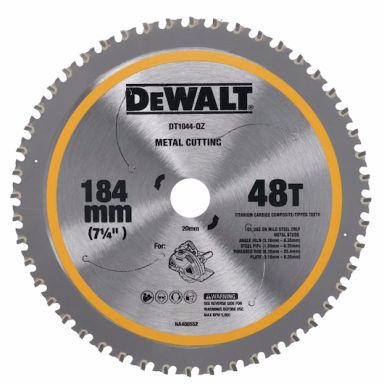 Dewalt DT1044-QZ Sagblad 184 mm x 20 mm x 48T