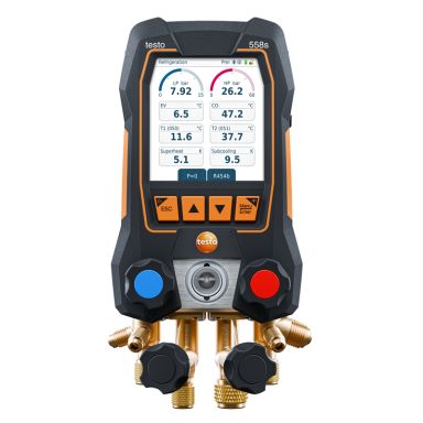 Testo 558s Manometerstativ digitalt, 4-veis