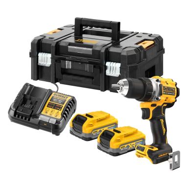 Dewalt DCD800S2T-QW Bor-/skrutrekker med batteri og lader