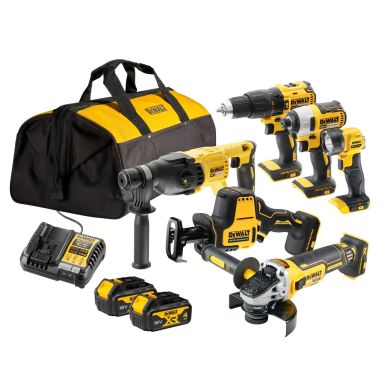 Dewalt DCK607M2-QW Kombisett med batteri og lader