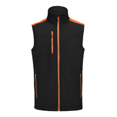 Printer Softshell 2261083 Väst svart/orange