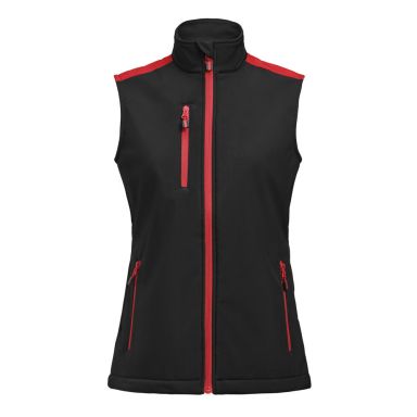 Printer Softshell 2261084 Vest svart/rød