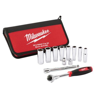 Milwaukee 4932501196 Hylsnyckelsats 12 delar