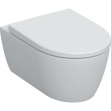 Geberit iCon 501.663.JT.1 Toalettstol med toalettsete, rimfree