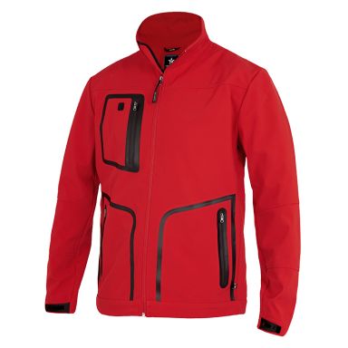 Texstar FJ30 Softshell-takki punainen
