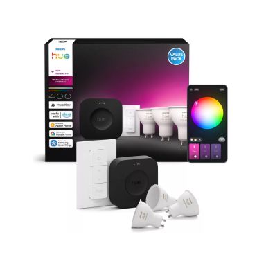 Philips Hue Huewca 929003666513 Startpakke startkit, 3 lyskilder