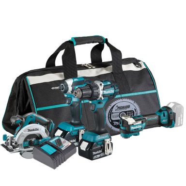 Makita DLX4197TX1 Akkukonesarja akkujen ja laturin kanssa
