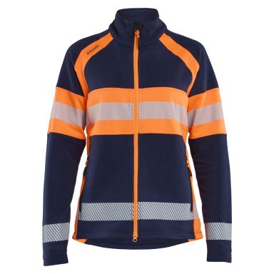 Blåkläder 4718-1010 Fleecejakke varsel klasse 1, microfleece, dame