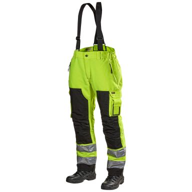 L.Brador 165PB Hängselbyxa hi-vis gul, klass 2