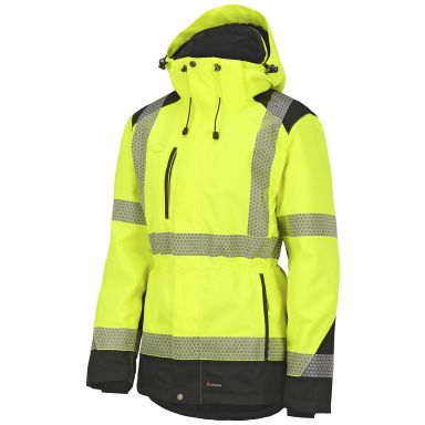 L.Brador 430P-W Vinterjacka hi-vis gul, dam, klass 2
