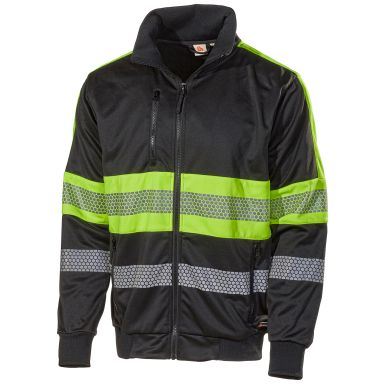 L.Brador 6112P Varseltröja svart/hi-vis gul, klass 1