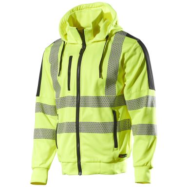L.Brador 6123P Varseltröja hi-vis gul/svart, klass 3