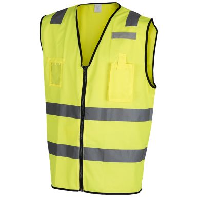 L.Brador 4142P Varselväst hi-vis gul, klass 2