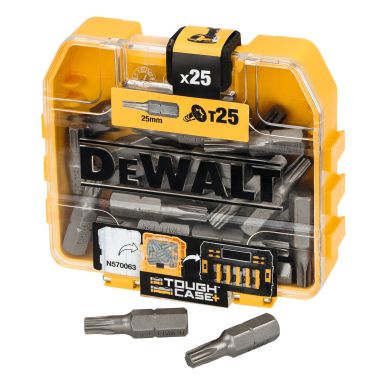 Dewalt DP43-QZ Bitssats T25 x 25 mm, 25-pack