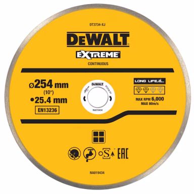 Dewalt DT3734-XJ Diamantkapskive 254x25,4 mm