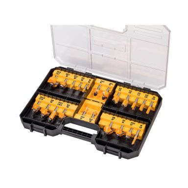 Dewalt DT90017-QZ Frässtålsset 22 delar