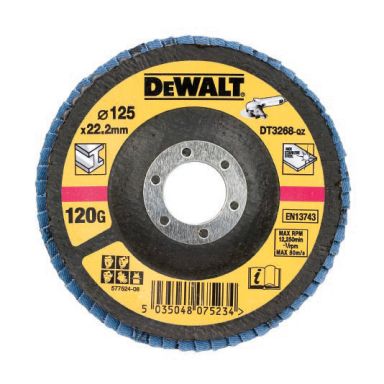 Dewalt DT3268-QZ Lamellslipskiva 125 mm, vinklad