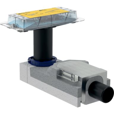 Geberit CleanLine 154.150.00.1 Geberit-asennussarja DN50, vaaka