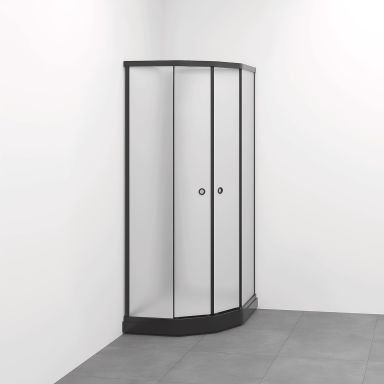 Macro Design Flow Semi Standard Dusjkabinett uten blandebatteri, med dusjsett