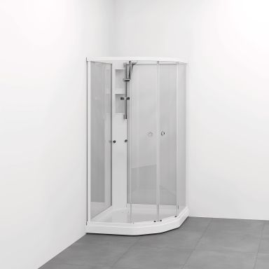 Macro Design Flow Semi Standard Dusjkabinett uten blandebatteri, med dusjsett