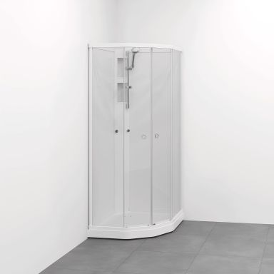 Macro Design Flow Semi Standard Dusjkabinett uten blandebatteri, med dusjsett