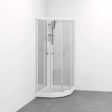 Macro Design Flow Semi Standard Dusjkabinett uten blandebatteri, med dusjsett