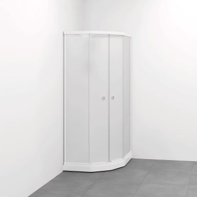 Macro Design Flow Semi Standard Dusjkabinett uten blandebatteri, med dusjsett
