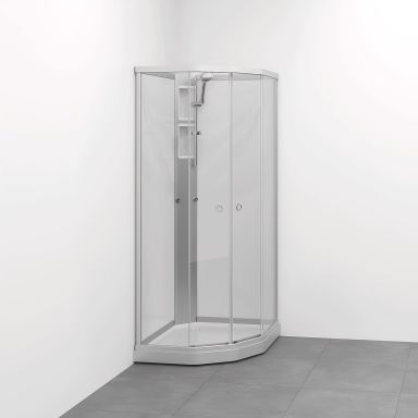 Macro Design Flow Semi Standard Dusjkabinett uten blandebatteri, med dusjsett