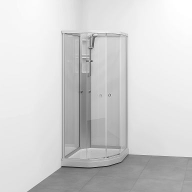 Macro Design Flow Semi Standard Dusjkabinett uten blandebatteri, med dusjsett