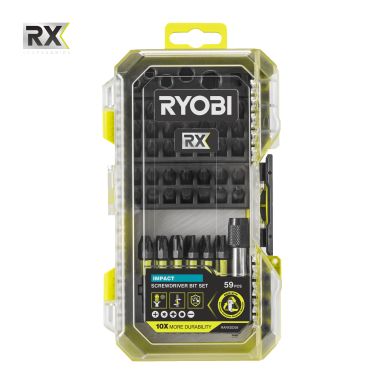 Ryobi RARXSD59 Bitssats 59 delar, för slagskruvdragare