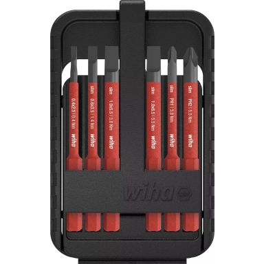 Wiha slimBit 43159 Bitssats 6 delar, SL/PH, 1000 V