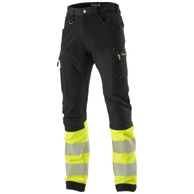 L.Brador 1031P Servicebyxa svart/hi-vis gul, klass 1
