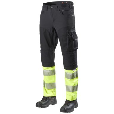 L.Brador 185PB Servicebyxa hi-vis gul, klass 1