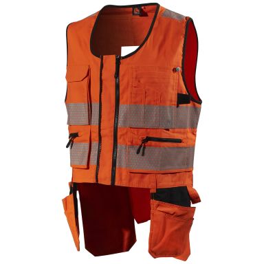 L.Brador 2040PB Varselväst hi-vis orange, klass 2