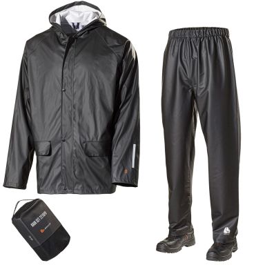 L.Brador 2210PU Regnställ svart