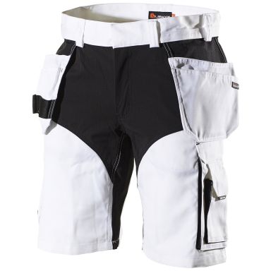 L.Brador 1844PB Arbetsshorts vit