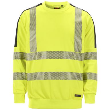 L.Brador 6124P Varseltröja hi-vis gul/svart, klass 2