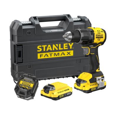 STANLEY SFMCD716D2T-QW Slagborrmaskin med batteri och laddare