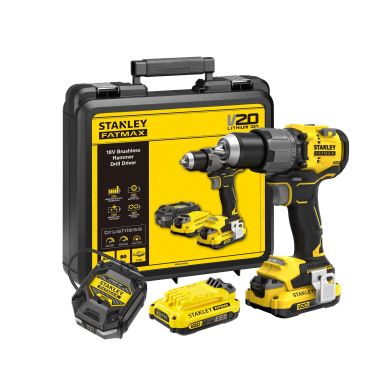 STANLEY SFMCD726D2K-QW Slagborrmaskin med batteri och laddare